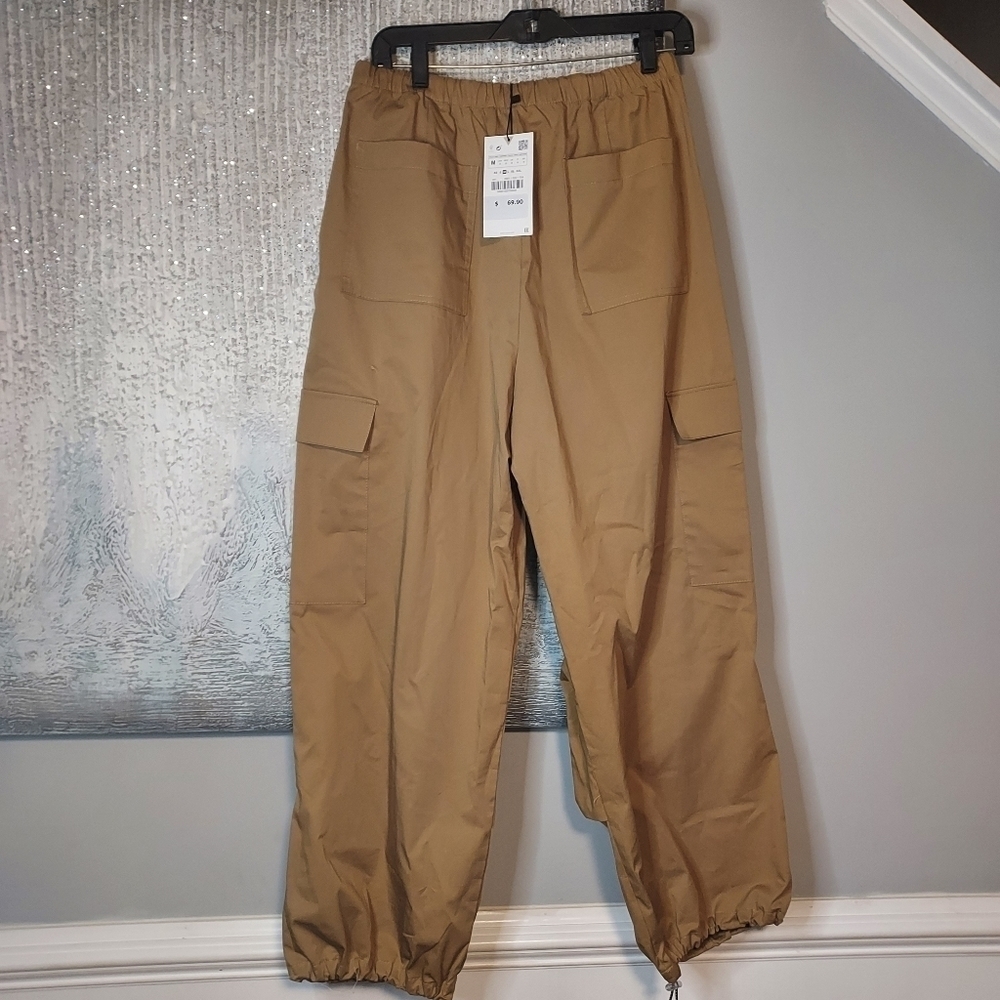 ZARA cargo parachute pants Sz-M - Picture 7 of 8